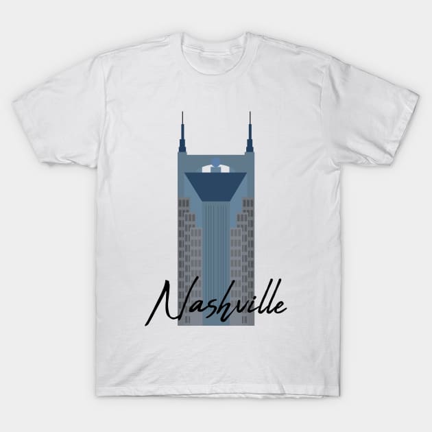 Nashville Landmark T-Shirt by dustinjax